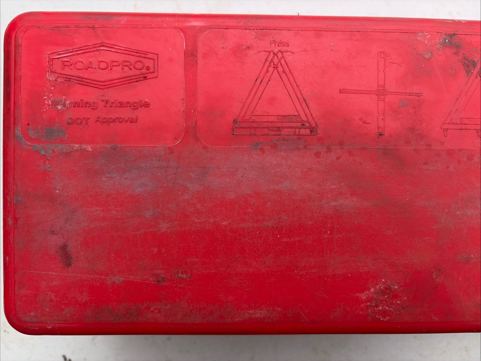 DOT Reflective Folding Emergency Warning Triangle w/ Storage Case Road Safety