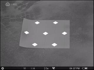Internal Energy 5-Pack Zeroing Thermal Targets Diamond Bullseye Extra-Bright