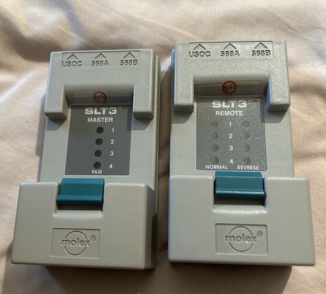 Untested Molex Premise Networks SLT3 Modular Wiring Tester