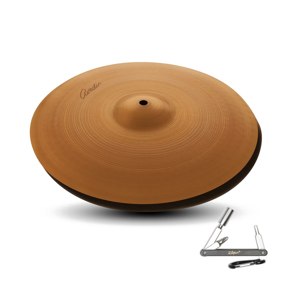 Zildjian AA16HT 16-Inch A Avedis Warm Sound HiHat Cymbal Top -Patina Finish ZKEY