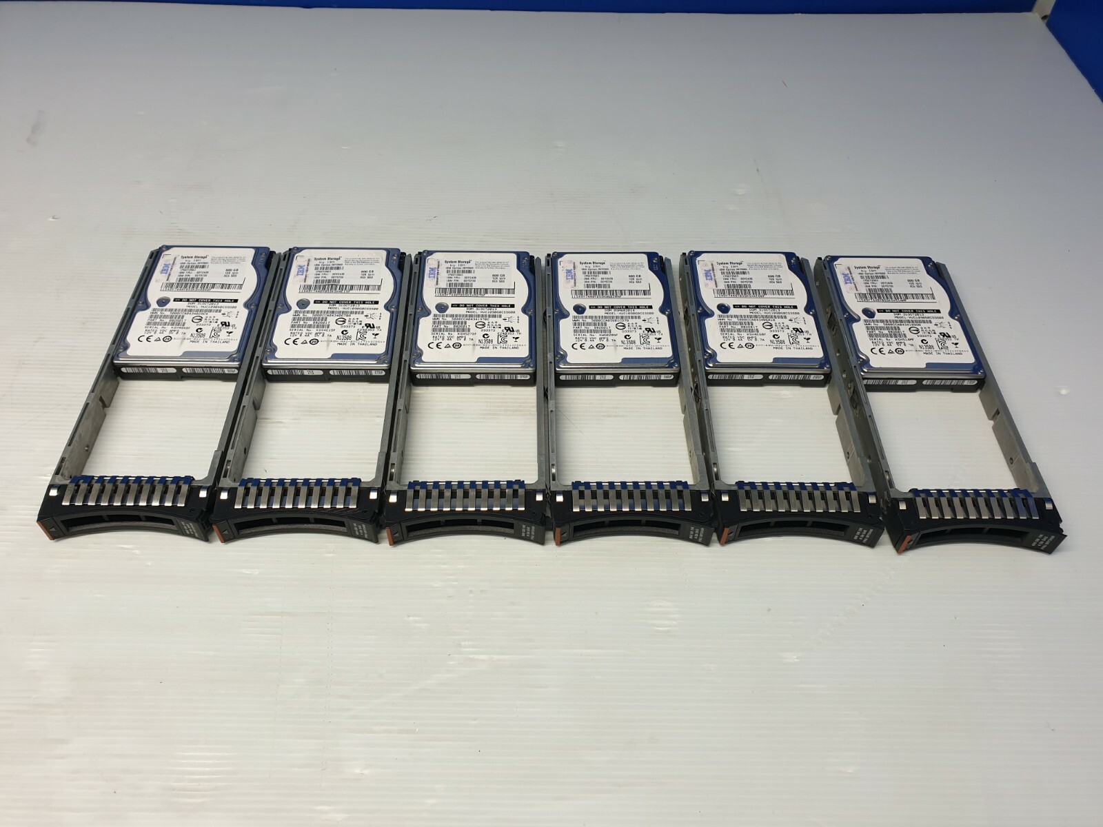 IBM V3700 Storwize 600GB 10K RPM 6Gb 2.5" SAS HDD 00Y2503 00Y2430 00Y5720 Lot 6x