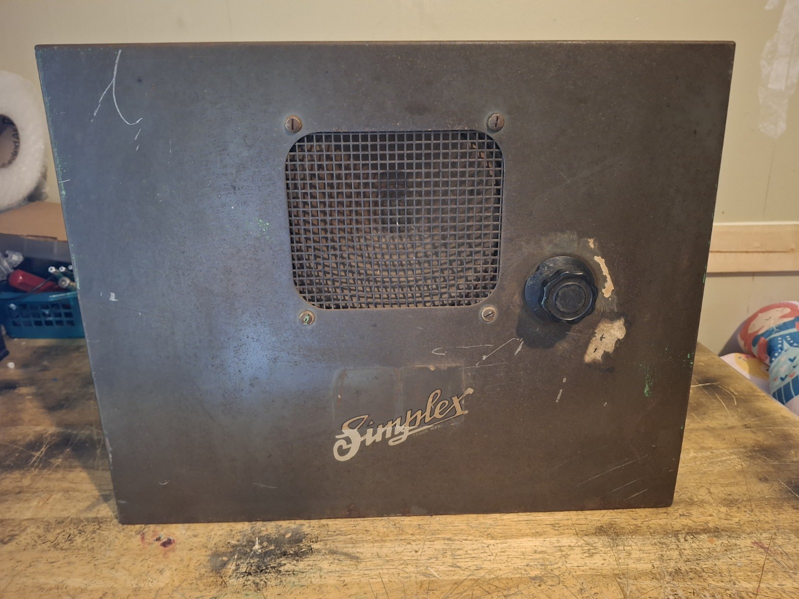 Western Electric Simplex IPC AM 1011 6L6 Tube Amplifier + Monitor Speaker Parts