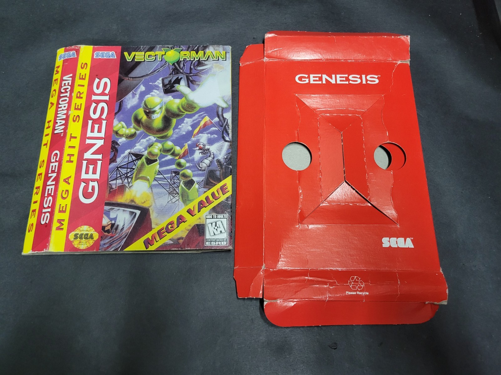 Vectorman Mega Hit Series Sega Genesis Box Only