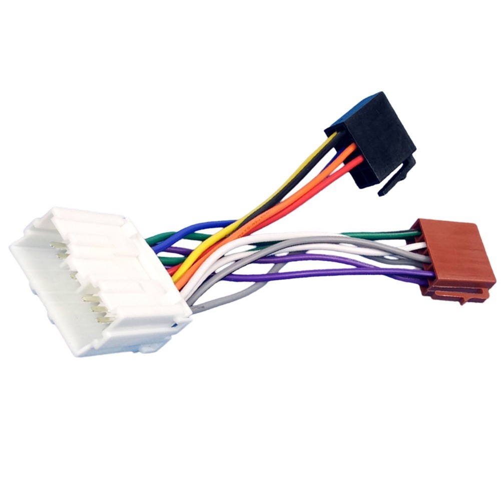 For Mitsubishi to for iso Radio Harness Adapter Quick Connect 16Pin Wiring