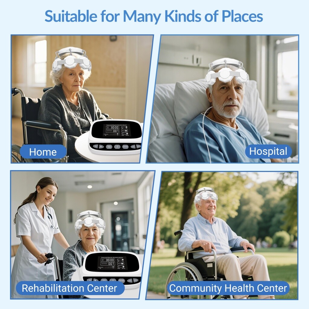 RTMS Transcranial Magnetic Stimulation for Home Medical Use for insomnia stroke