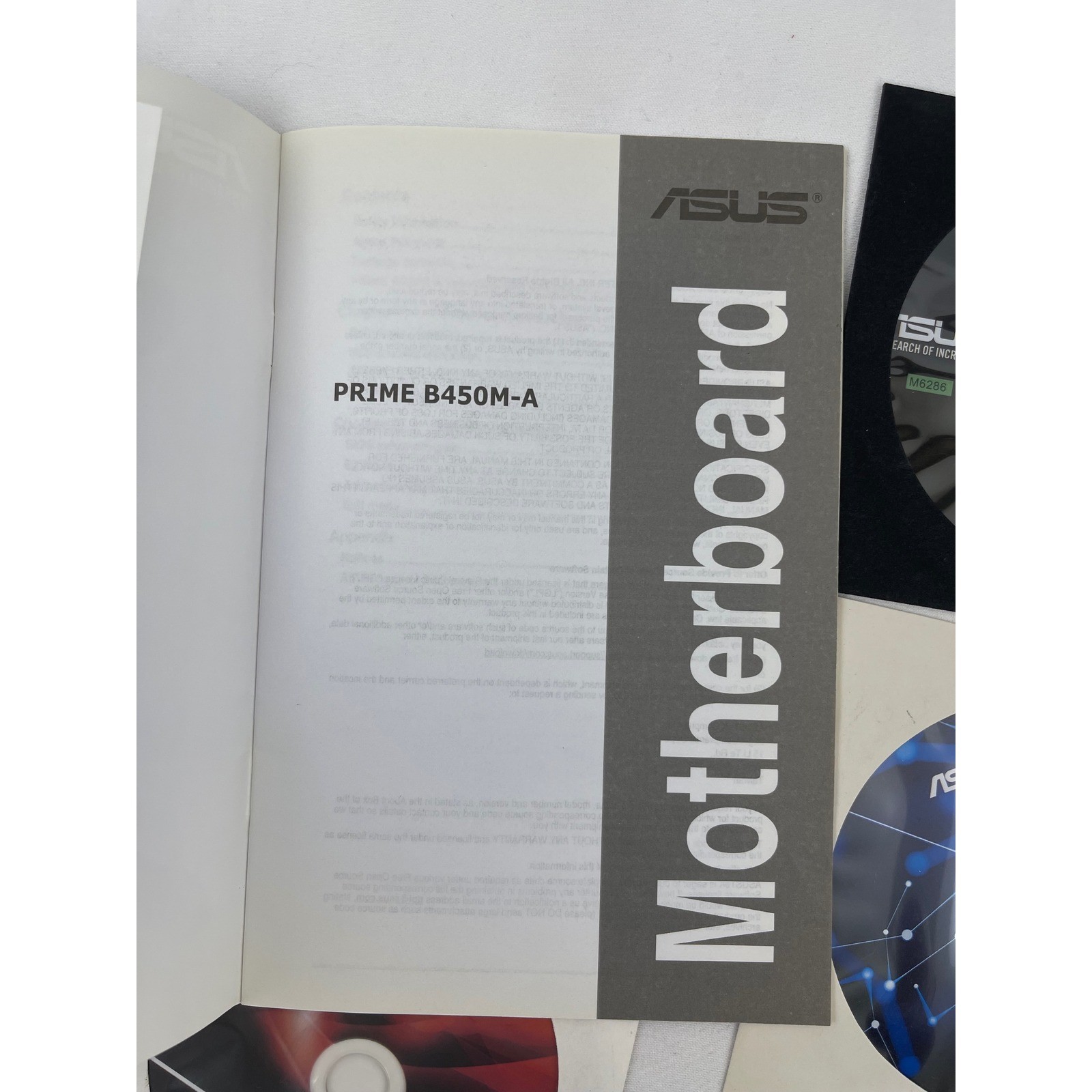 ASUS Prime B450M-A Motherboard User Guide & Support DVD Driver Bundle AMD B450