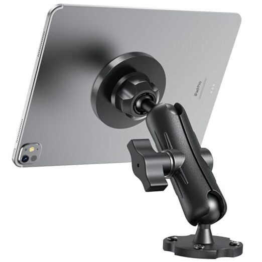 Upgraded 20x N52 Magnetic Aluminum Tablet Mount for Single arm - magnetic