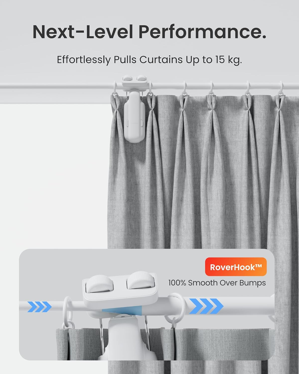 SwitchBot 2025 Automatic Curtain Opener 2 Packs with Remote, Bluetooth Remote Co