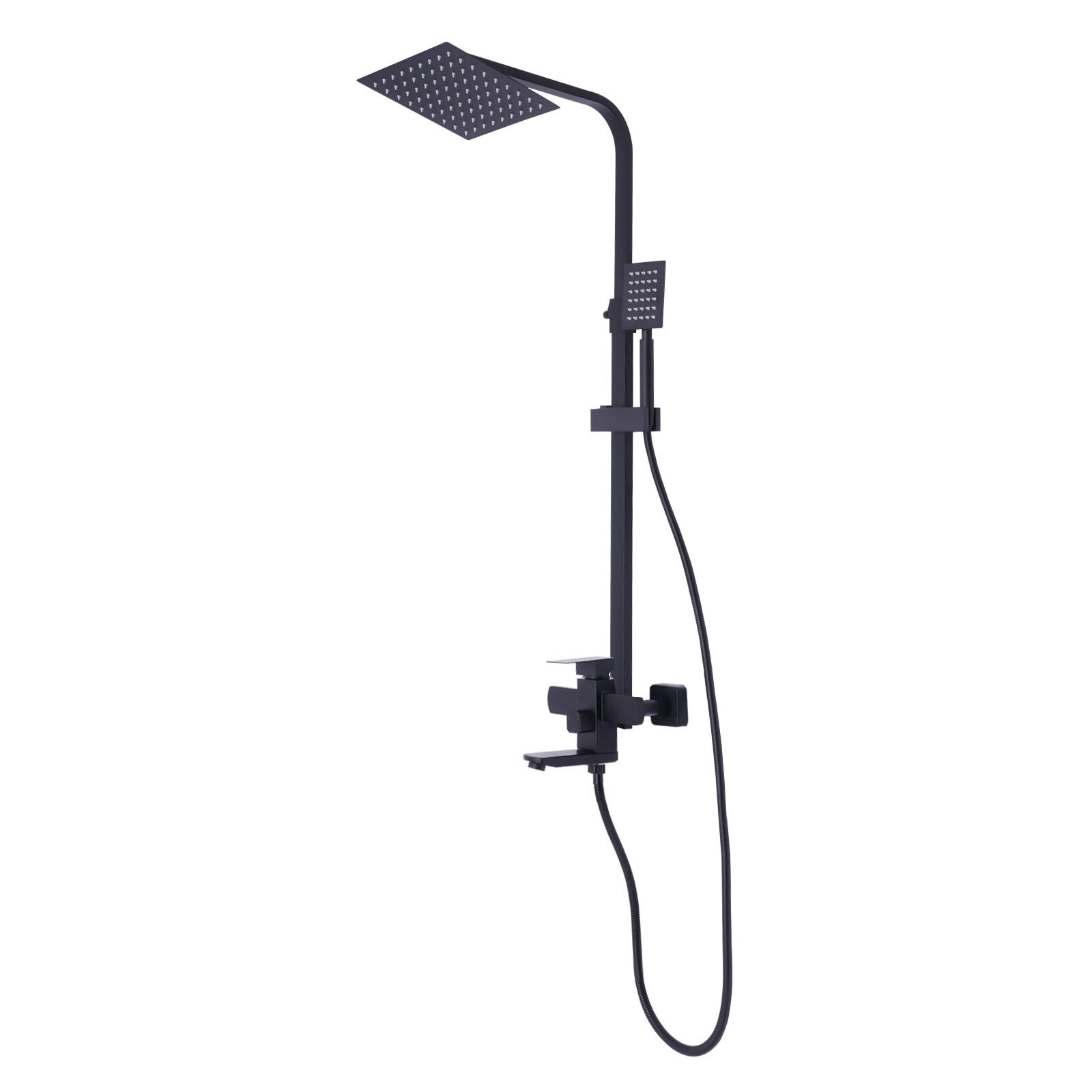 Stainless Steel Shower Panel Tower with Rainfall Jets & Massage System