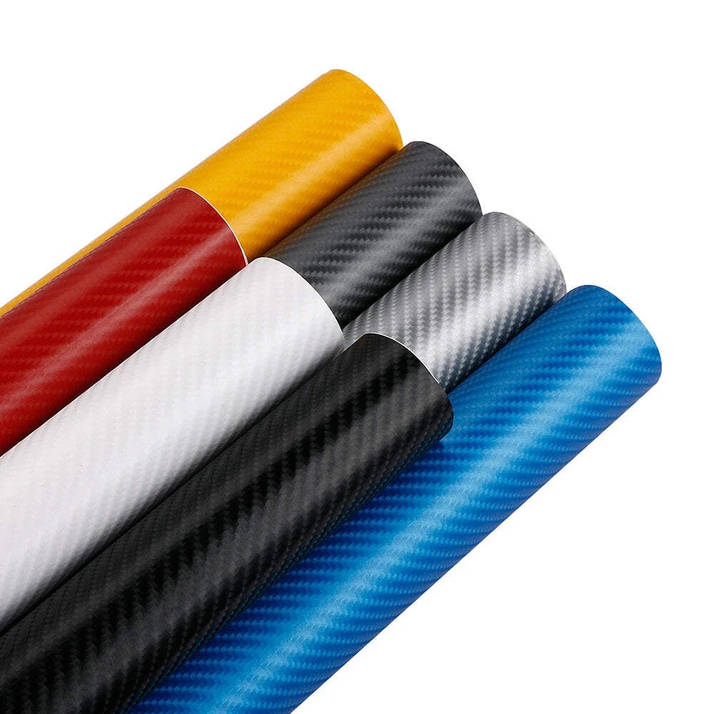 152cm*10/30/50cm 4D Carbon Fiber Vinyl Film Car Stickers Waterproof DIY Motorcyc