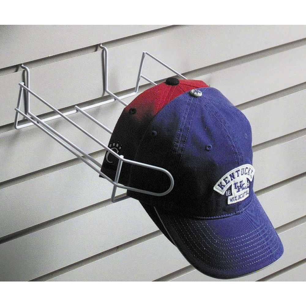 White Wire Hat Rack