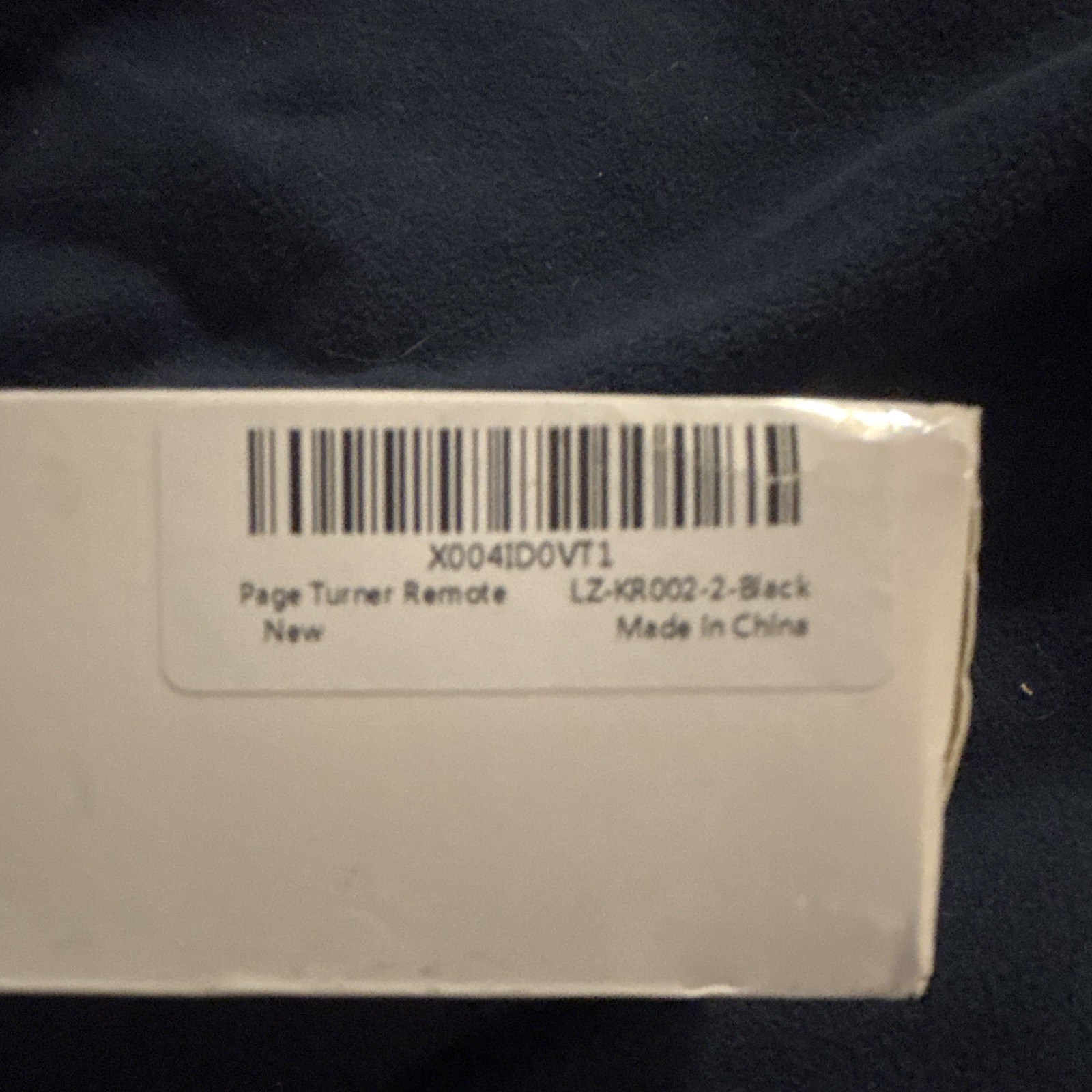Wireless Page Turner Remote, Black, Type-C Charging, LZ-KR002-2-Black