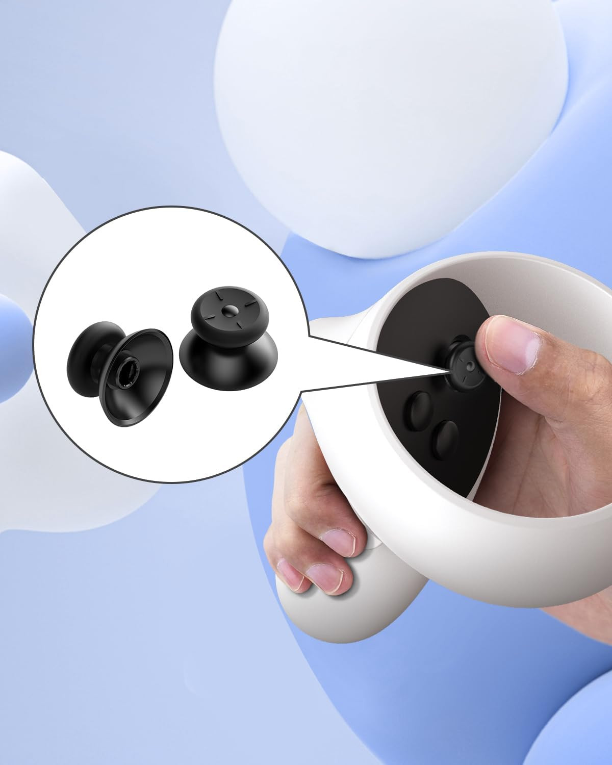 Joystick Replacement Kit for Oculus Quest 2 Controller, Accessories for Oculus