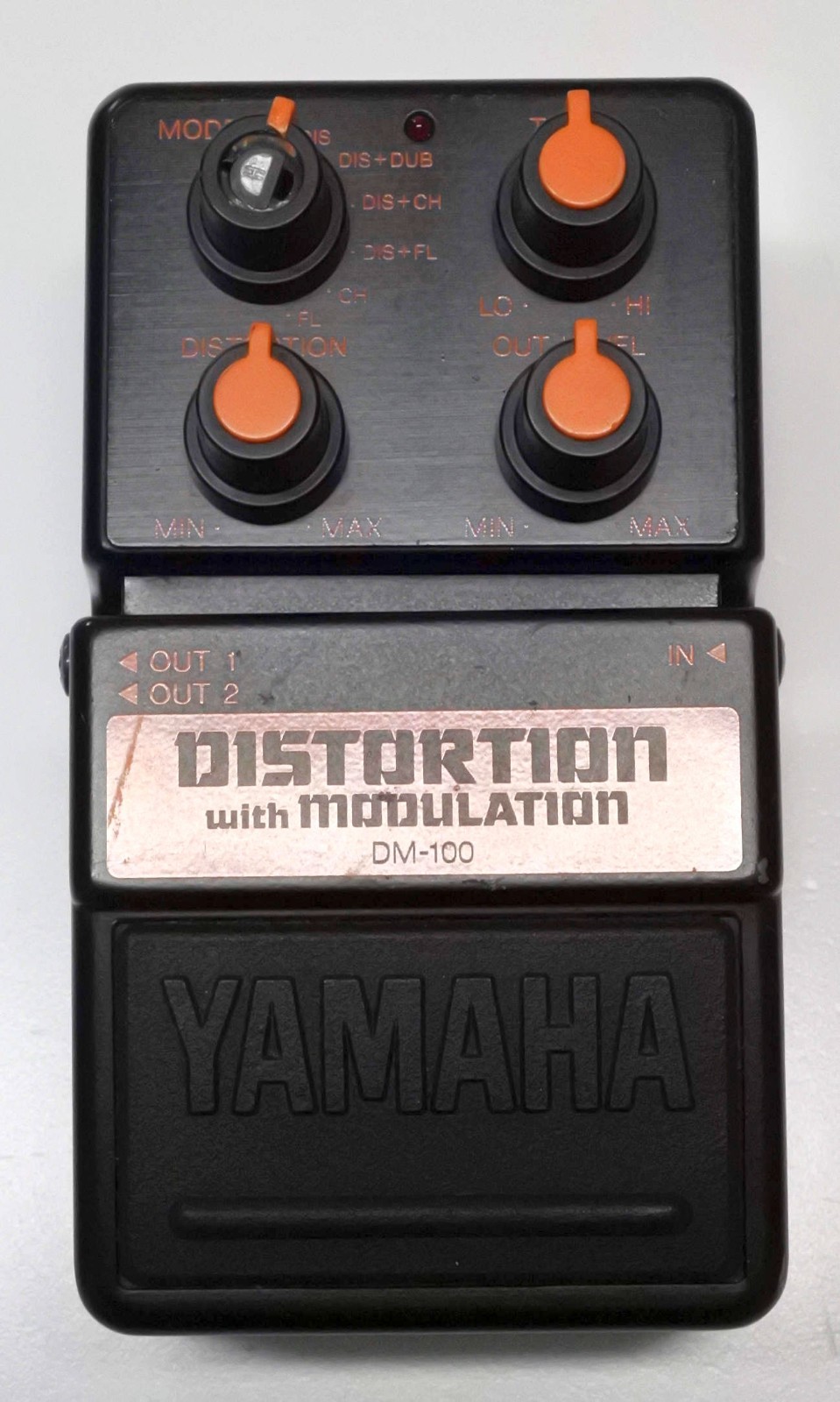 YAMAHA DM-100 Distortion with Modulation Guitar Effects Pedal MIJ #3 DHL or EMS