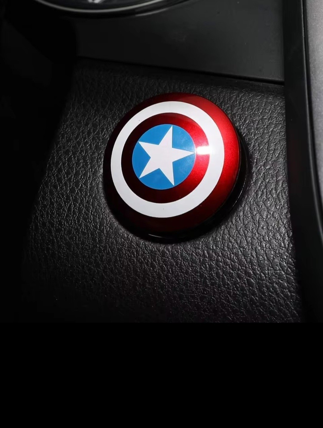 CAR STOP START IGNITION BUTTON COVER CAPTAIN AMERICA FLIP ENGINE SWITCH