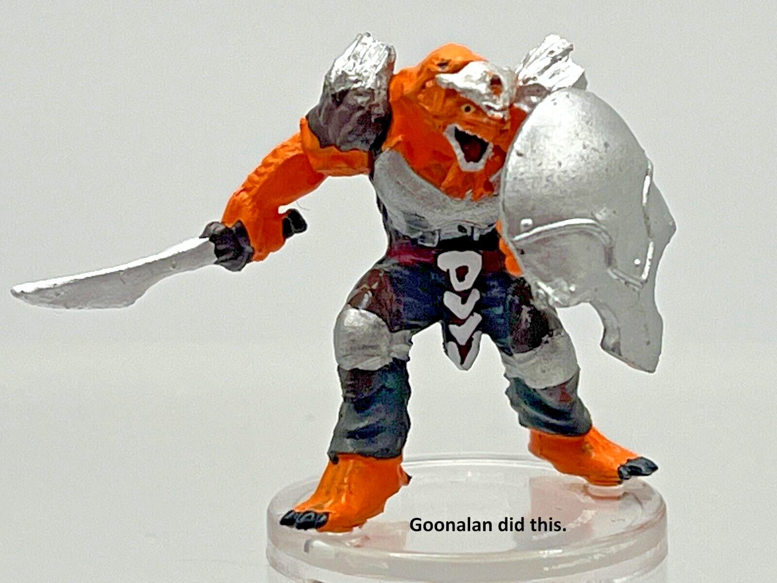 D&D Pathfinder Mini Monster Menagerie 3 20a Dragonborn Fighter UC
