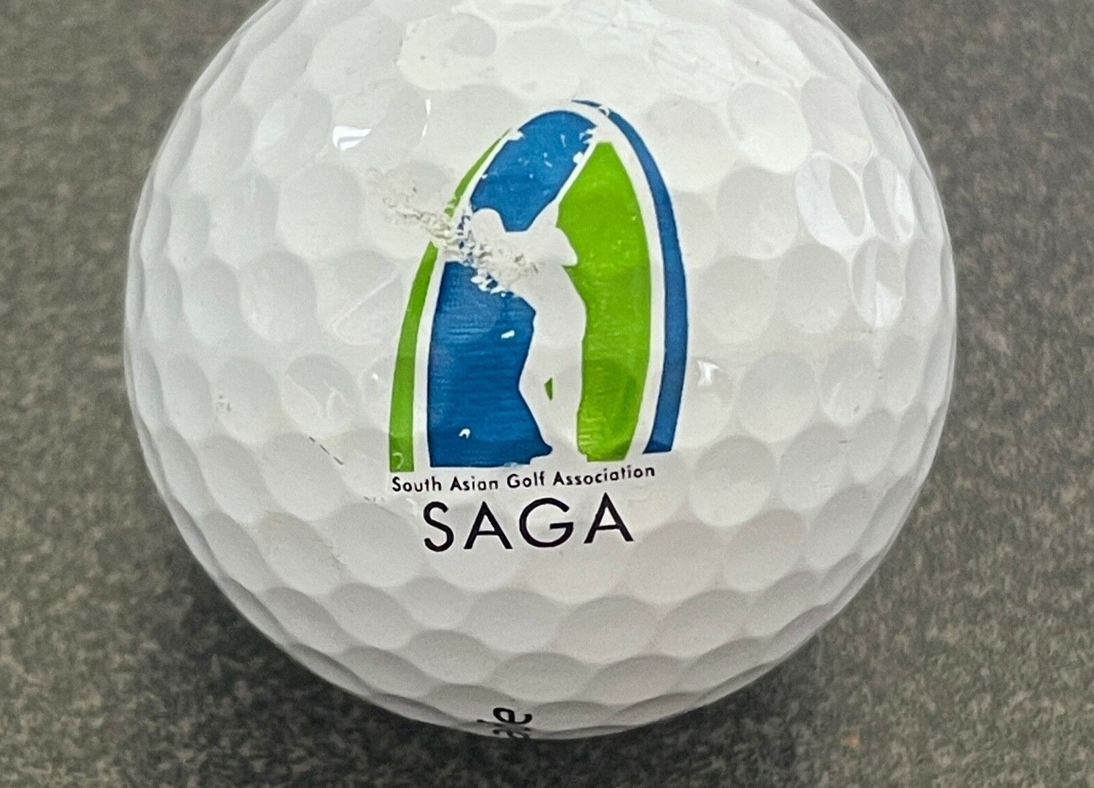 South Asian Golf Association SAGA Logo Golf Ball A-6-9 Collectible Ball
