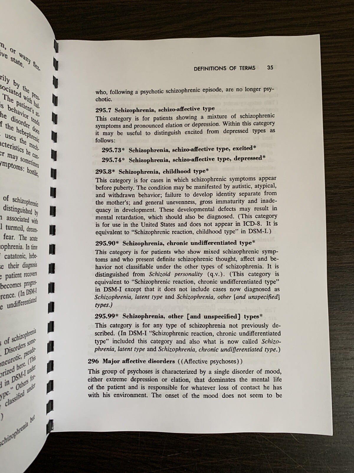 Diagnostic And Statistical Manual DSM-ll 2nd Edition Copy Read Description