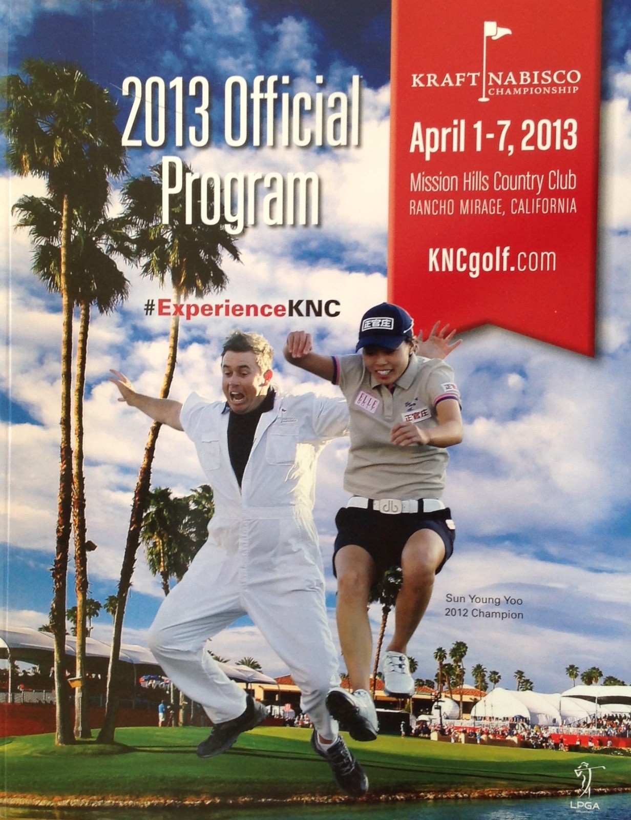 Rancho Mirage 2013 LPGA  “Chevron / Kraft Nabisco Championship” Golf  Program
