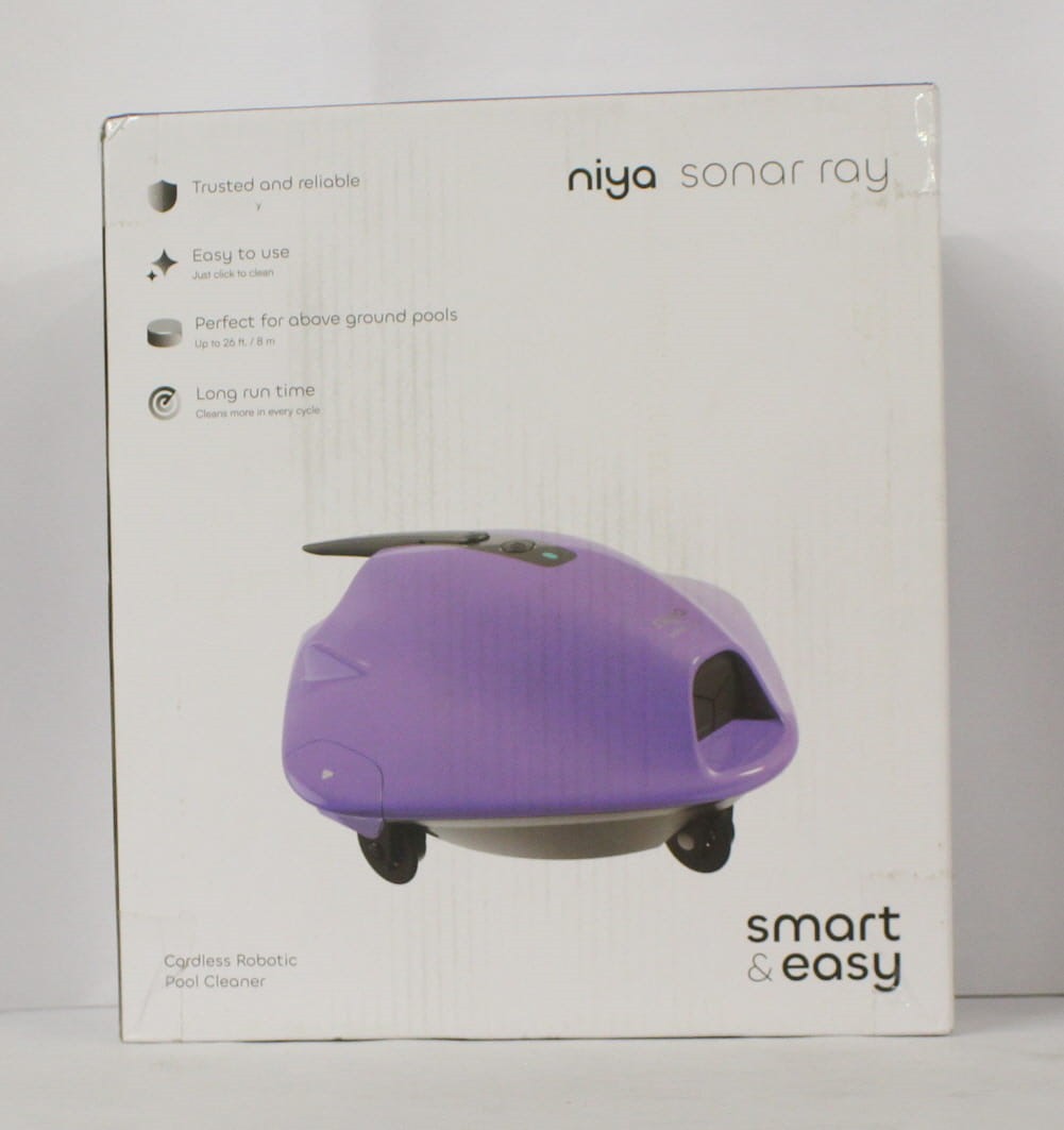 Niya Sonar Ray Cordless Robotic Pool Cleaner (Purple)