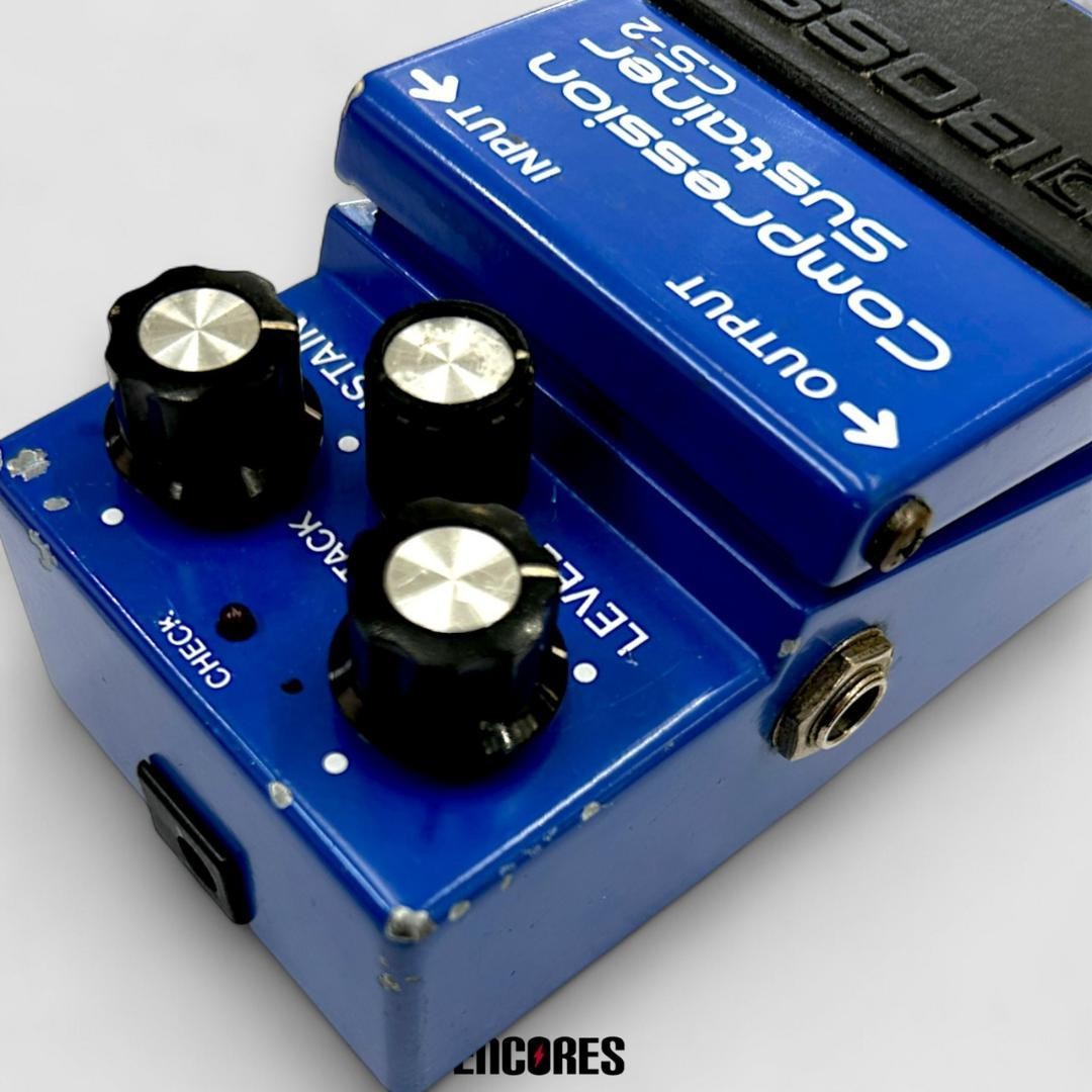 BOSS CS-2 Compression Sustainer Guitar Effects Pedal used