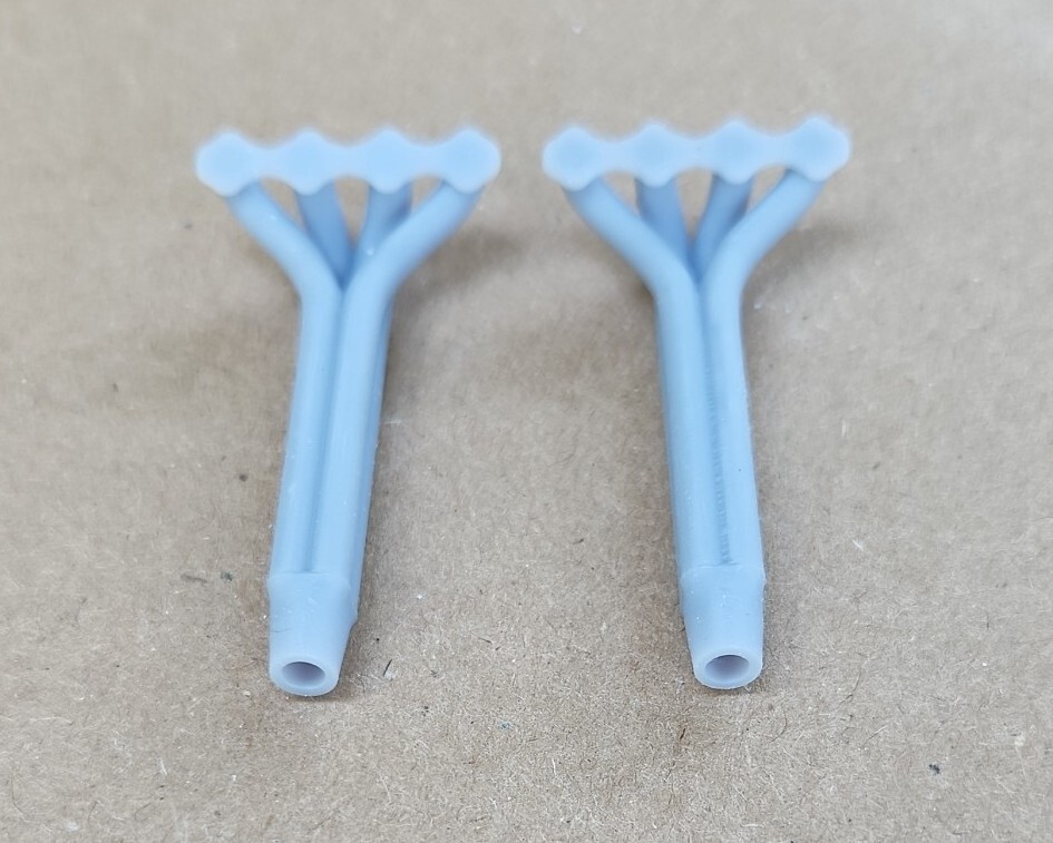 RESIN 3D PRINTED 1/25 MUD, PULLING, DEMO DERBY VERTICAL HEADERS TALL W/O FLAPPER