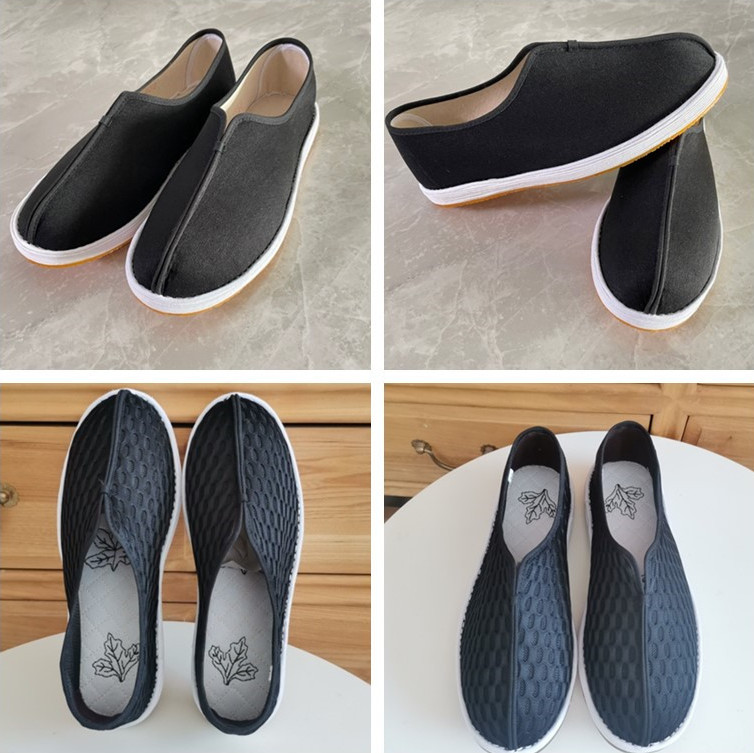 New Men's Shaolin Monk Buddhist Kung fu Shoes Martial arts Tai chi Casual Shoes