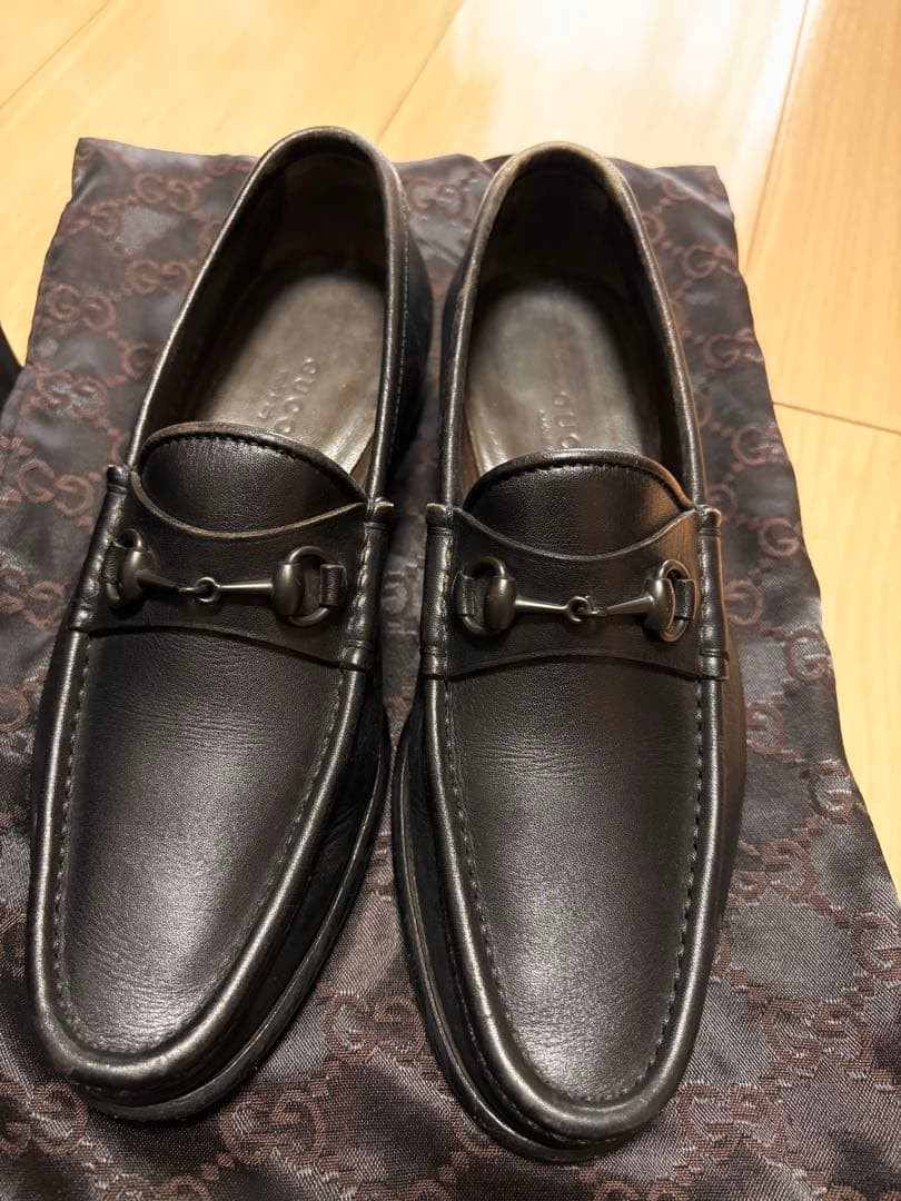 Gucci Horsebit Loafers Shoes Black Size 34 US About4 For Women
