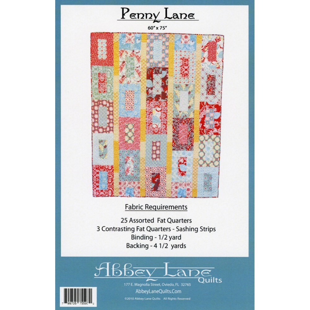 Abbey Lane Quilts Penny Lane Quilt Pattern