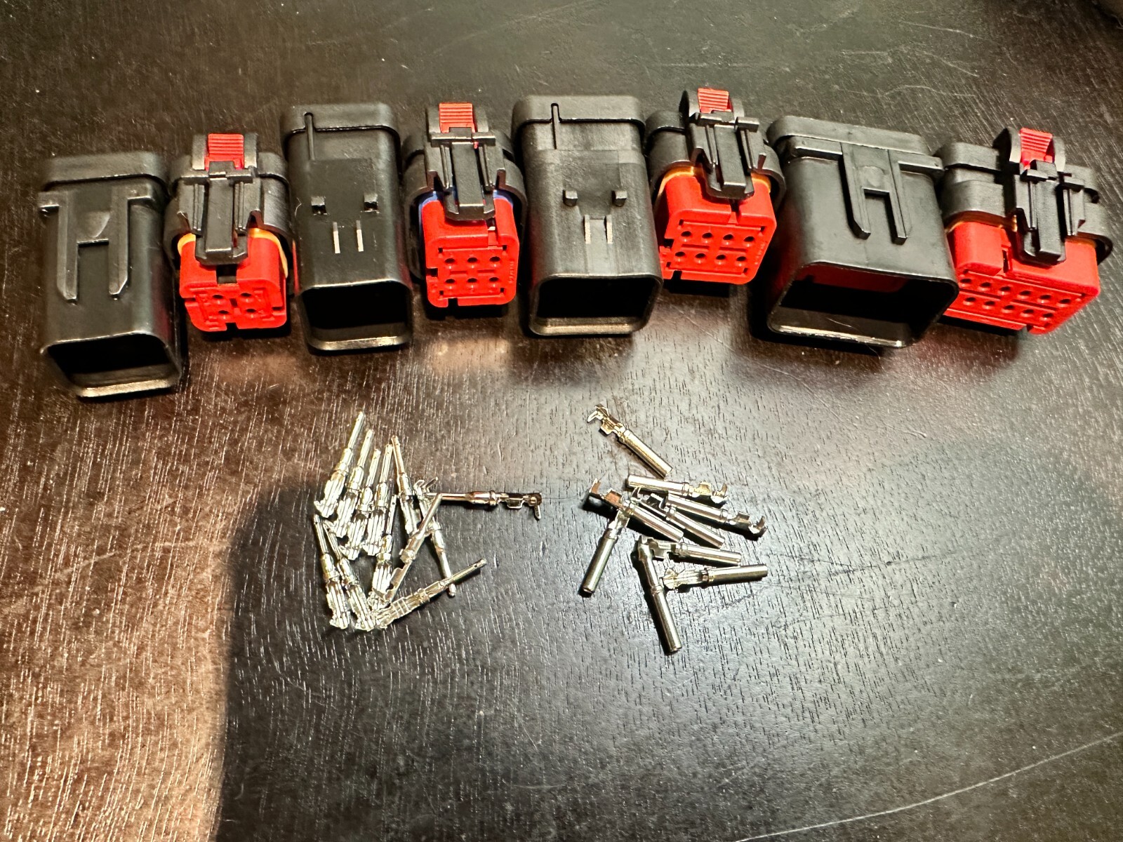 AMPSEAL 16 Connector Kits 3/4/6/8/12 Pins for Car/Auto w/Pins Female Male Tyco
