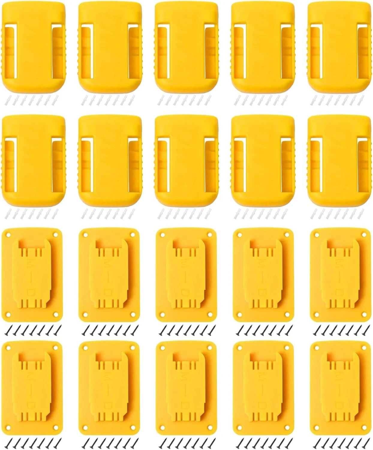 Tool Holders and Battery Mounts Compatible with Dewalt 20V and 60V, Heavy-Duty A