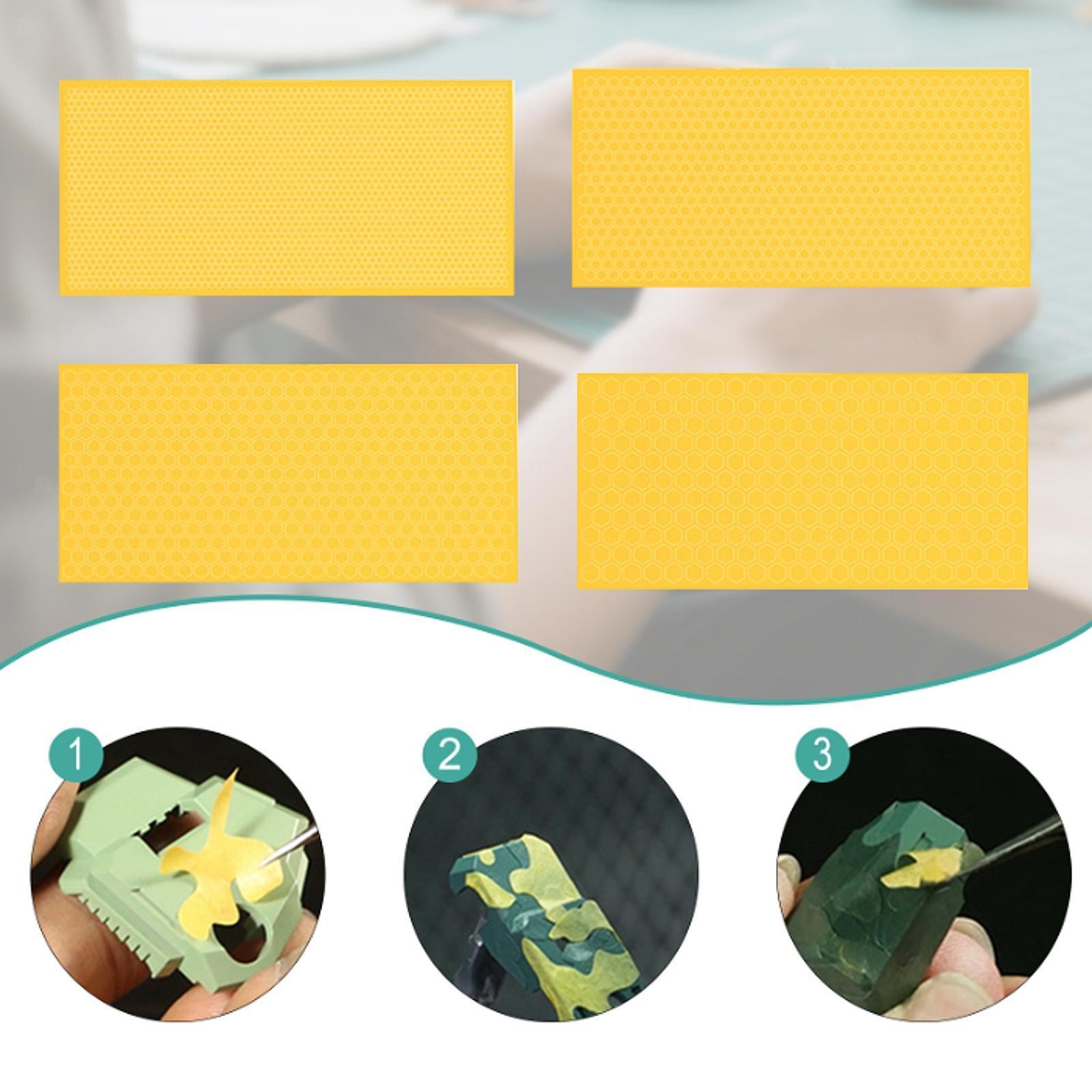 Hexagonal Masking Tape Sheet Masking Film Hobby Tool