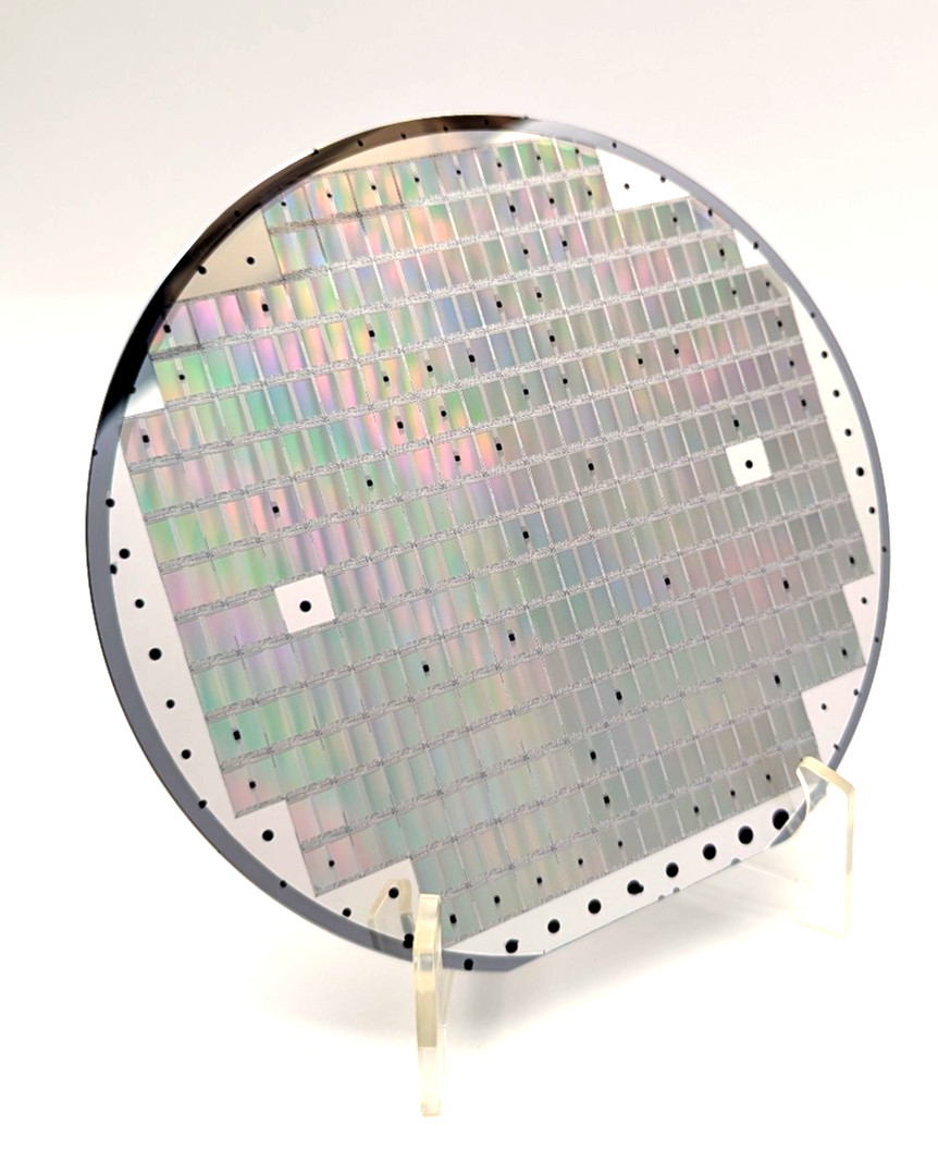 6" Silicon Wafer 1992 Vintage Semiconductor Industrial Collectible