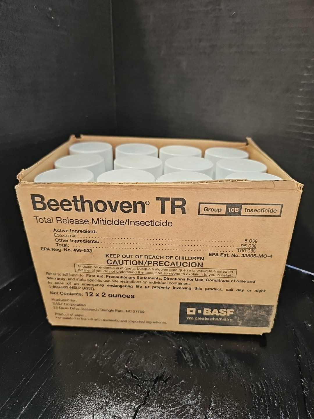 Beethoven TR Fogger Etoxazole Insecticide for Greenhouses case of 12 x 2 oz bot