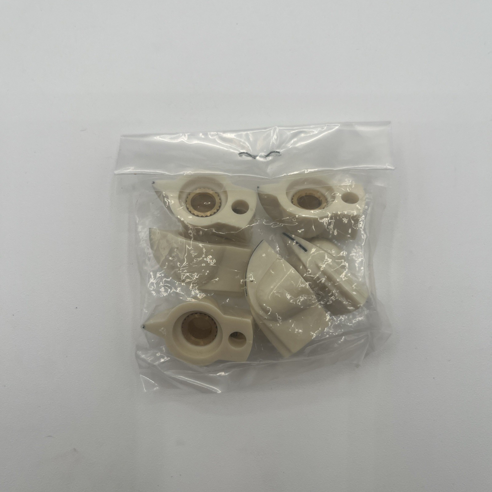 6 Chicken Head Pointer Knobs 6.4mm hole 1/4" Shaft - Volume Tone