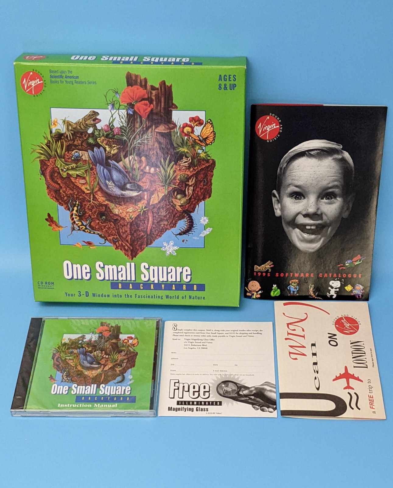 One Small Square Backyard Virgin: CD-ROM Software Vintage Windows Macintosh 1995