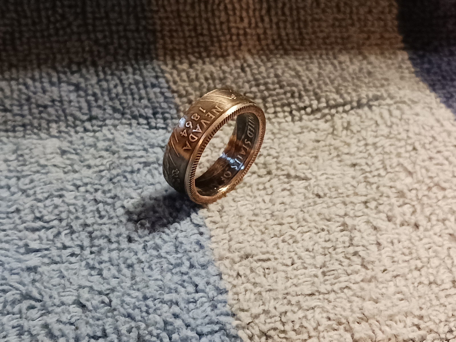 NEVADA State Washington Quarters coin ring 6 (2006) clad  #2