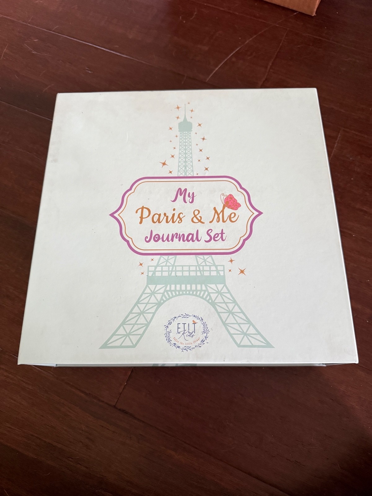 My Paris & Me Journal Set with Lock, Keys, Stickers, Pen, Bracelet, and Tote Bag