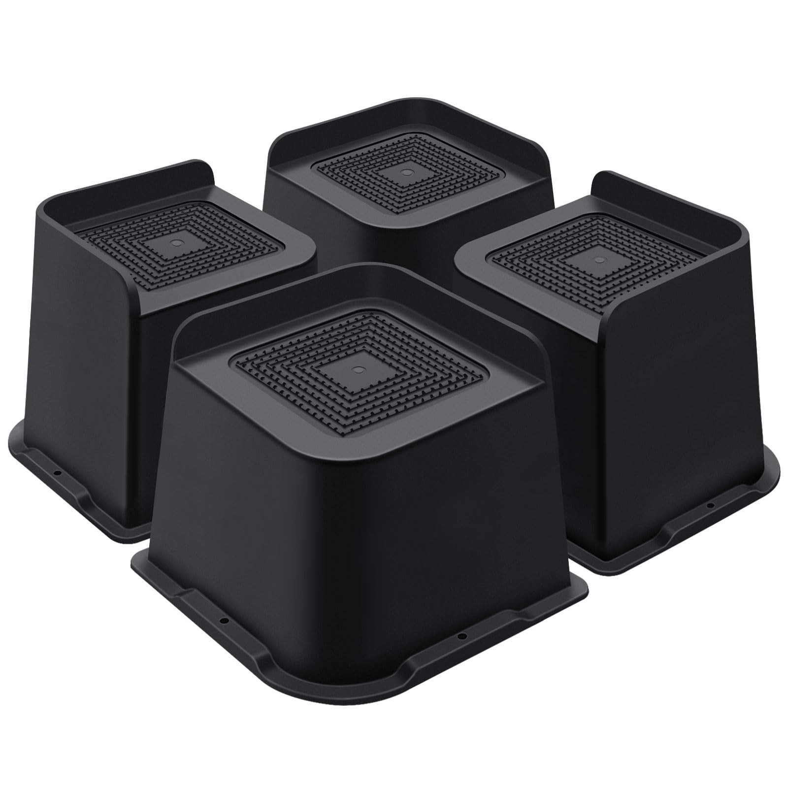 Bed Risers 4 Inch Heavy Duty, Furniture Risers for Bed Desk Table Sofa Couchï...