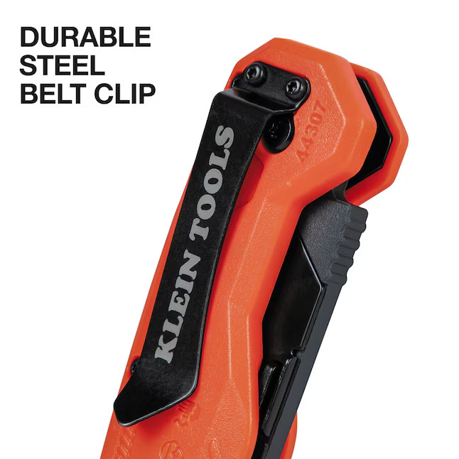 Klein Tools FLICKBLADE Subcompact Folding Utility Knife Quick-Change Box Cutter
