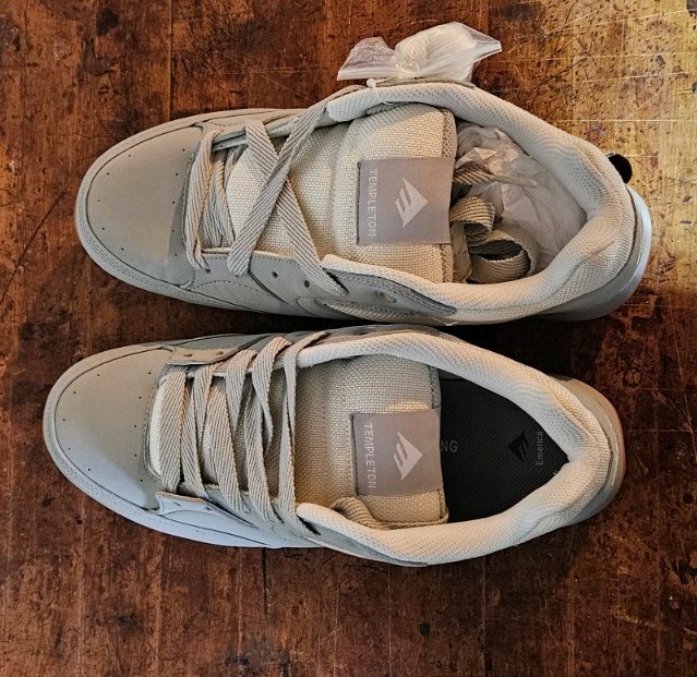 Emerica Templeton 3 Grey Shoes Men's US Size 11 Signed