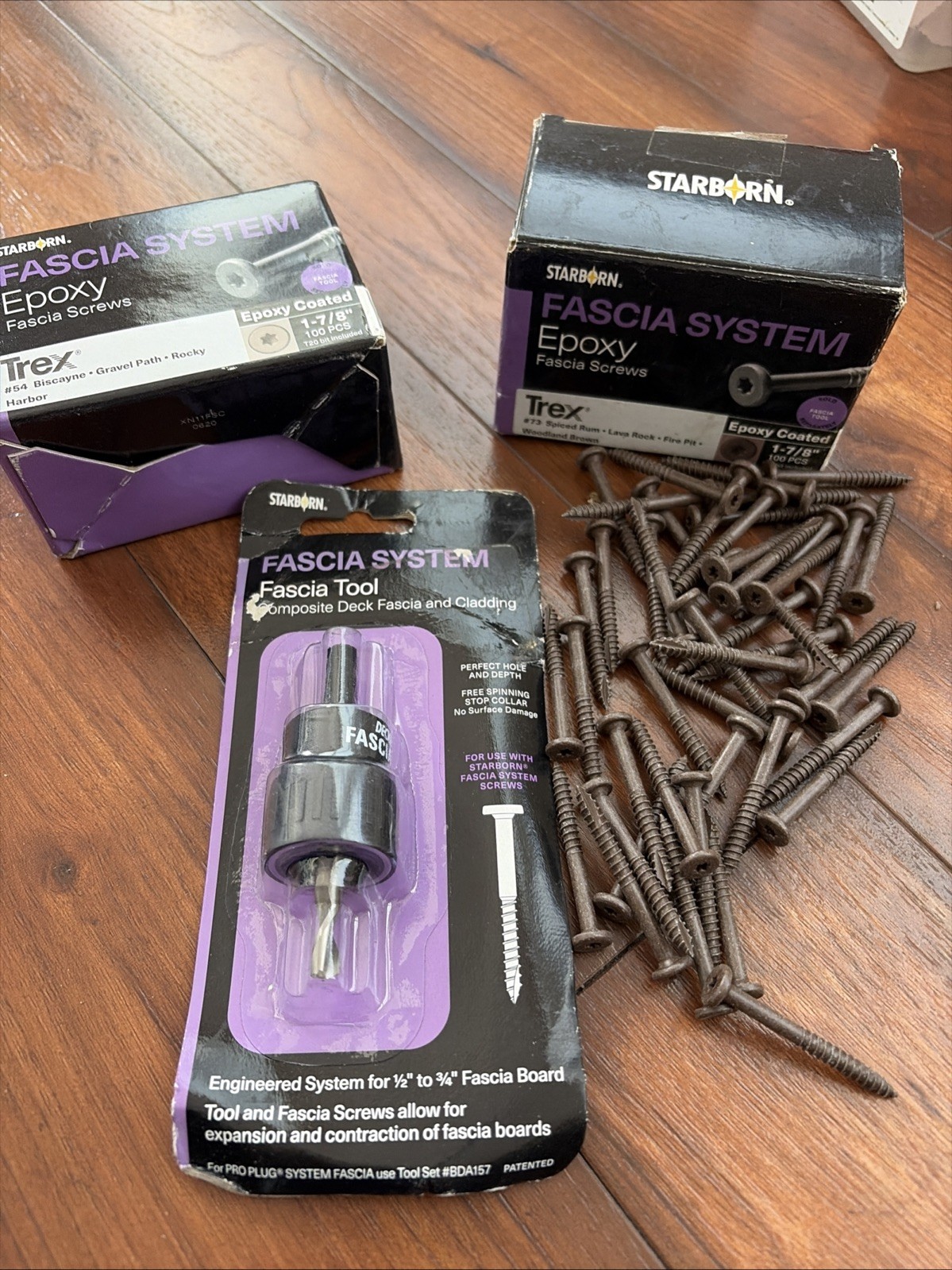 Starborn Fascia System Fascia Tool Deck Cladding + Full Box # 54 Fascia Screws