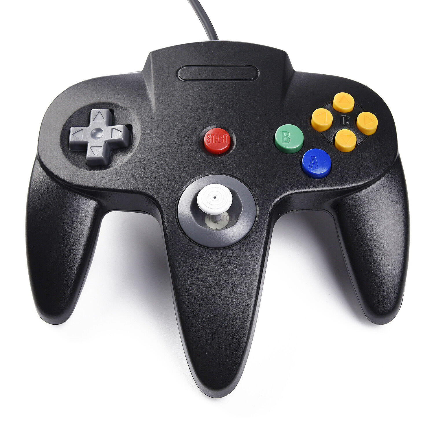Classic Retro N64 64 Bit Game Console USB Wired Controller Gamepad for PC MAC OS