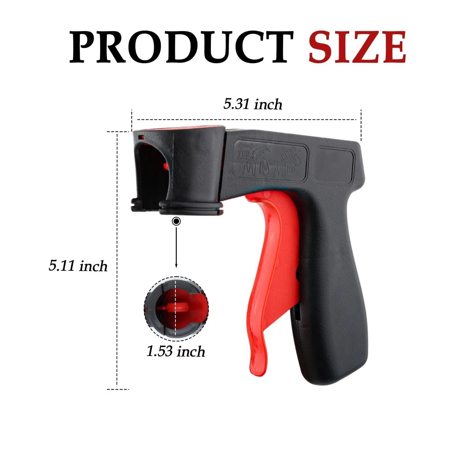 3pcs Car Spray Can Trigger Handle: Reusable Paint Sprayer Grip Tool - NEW