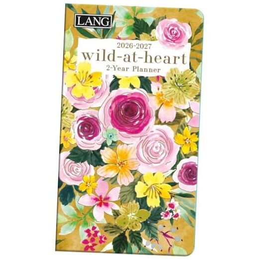 , Wild At Heart 2 Year Pocket Planner, 3.63'' X 6.5'', Weekly Calendar 2026