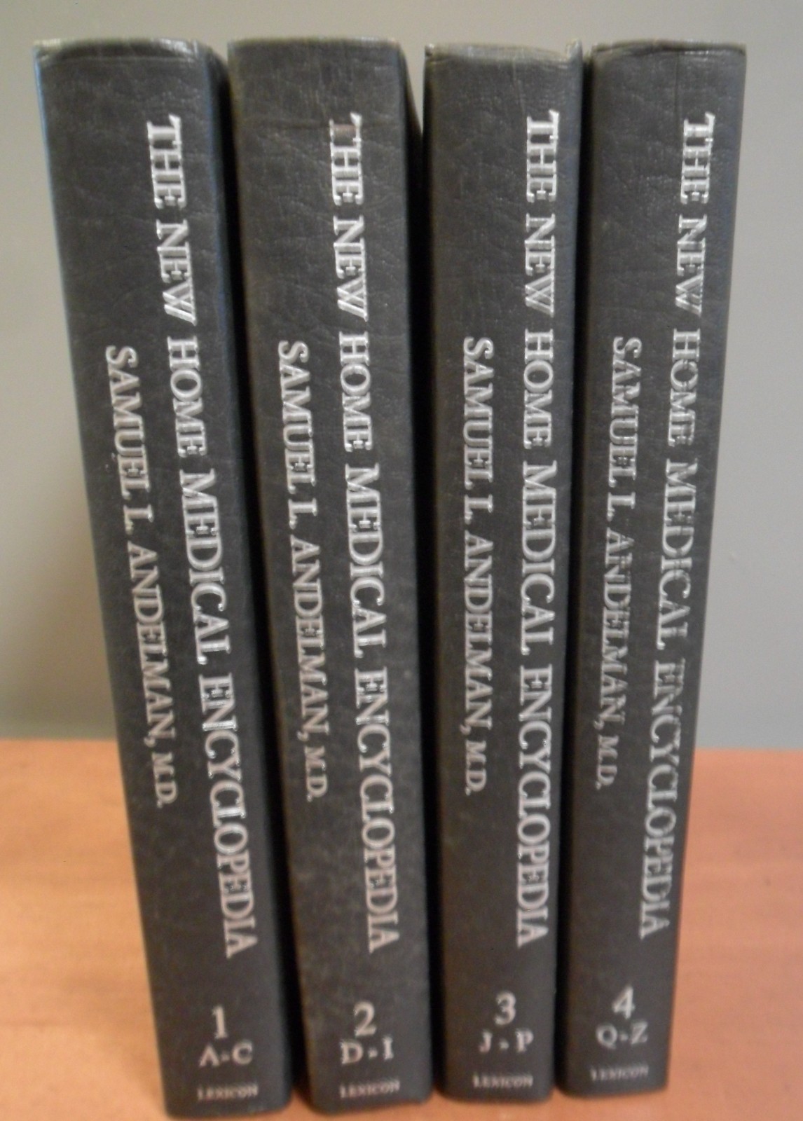 1974 - 4 Volume Set THE NEW HOME MEDICAL ENCYCLOPEDIA, Samuel L. Andelman, M.D.