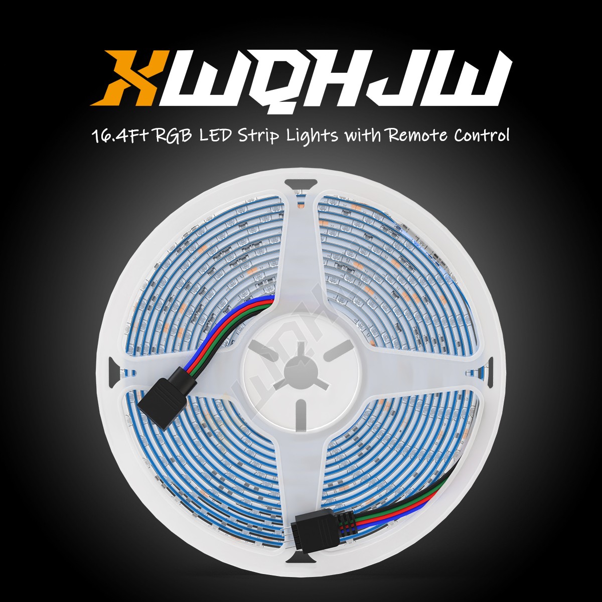 16 Ft LED Lights for Bedroom Sync Color Changing RGB LED Strip Rope Light