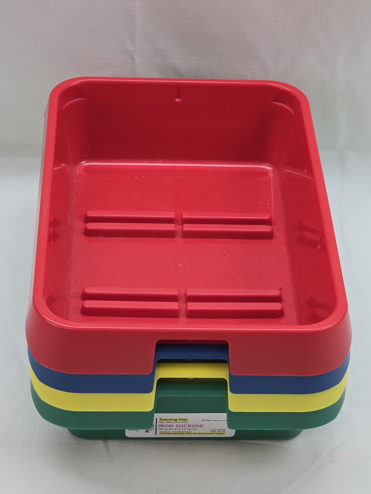 Health-Care Logistics (HCL) ® Rx Fill Tray, Blue, Yellow, Red, & Green