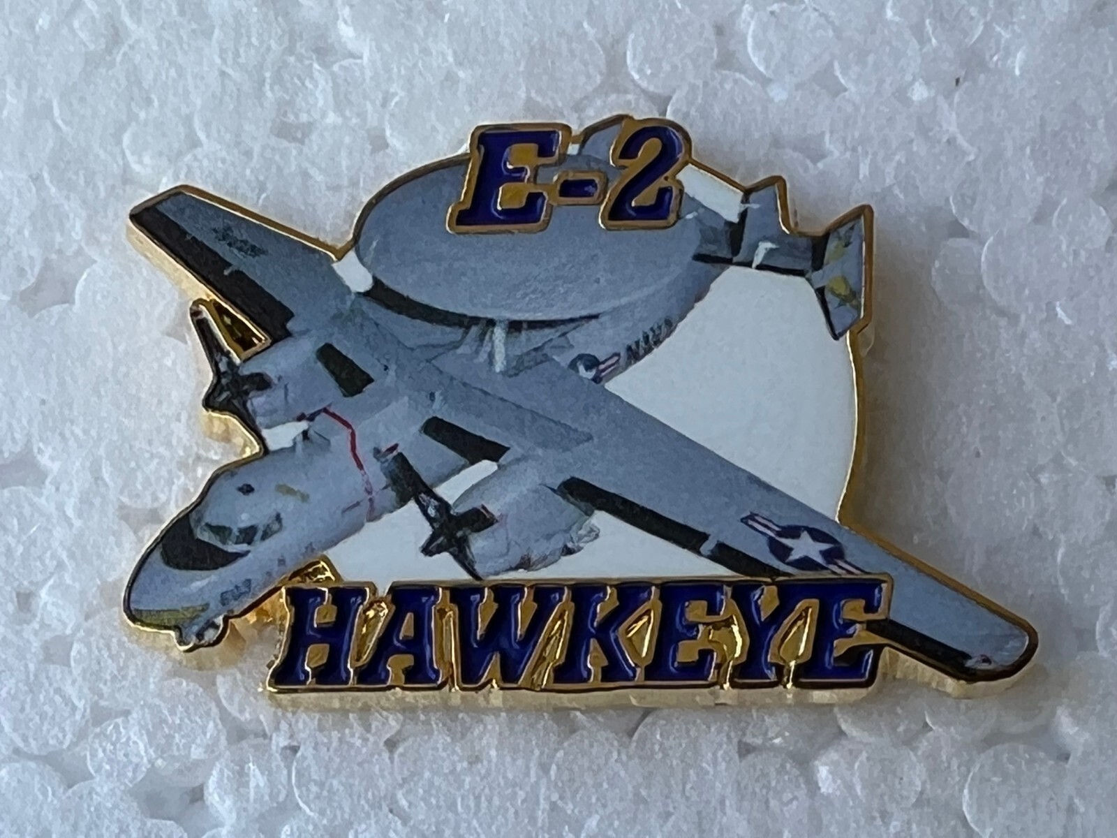 USAF E-2 HAWKEYE AIRCRAFT  HAT PIN 1 AND 3/8TH'S INCHES (EE P18075)