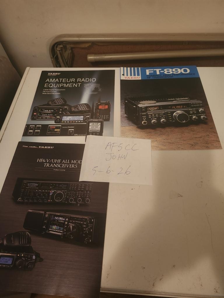 2 Yaesu Catalogs VHF/UHF Amateur Radio Equipment & All Mode Transceivers +FT890